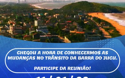 Reunião Para Apresentar as Alterações no Trânsito da Barra do Jucu